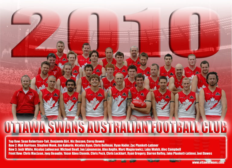 2010 Ottawa Swans Australian Football Club